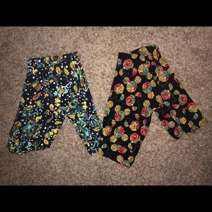 Two pair of TC Lularoe leggings